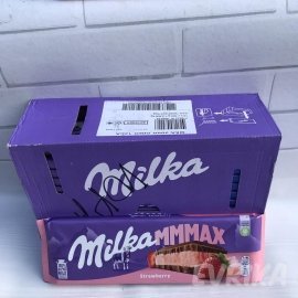 Шоколадка Milka Клубника 300 гр 