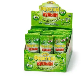 Жевательные Шарики Chewy Bits Apple 24 шт Жевательные Шарики Chewy Bits Apple 24 шт