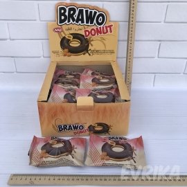 Кекс Brawo Donut с карамельной начинкой 24 шт