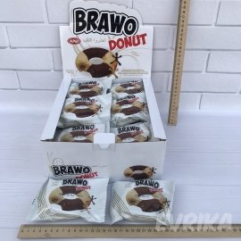 Кекс Brawo Donut мраморный с какао-начинкой 24 шт