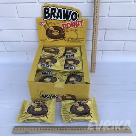 Кекс Brawo Donut с банановой начинкой 24 шт