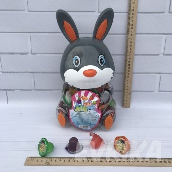Желейная конфета Копилка Кролик серый 100 шт