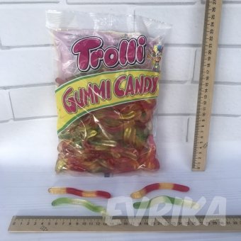Желейная конфета Trolli Червы 95-102 шт
