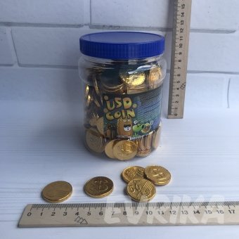 Шоколадні монети 200 шт